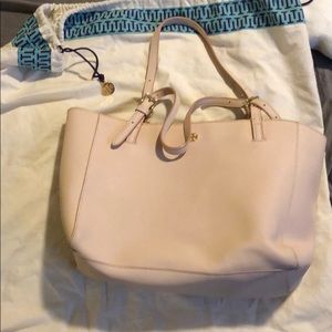 Tory Burch pale pink tote